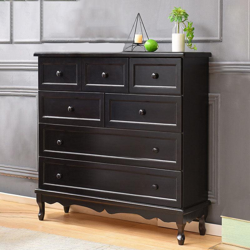 Traditional Wood Dresser Bedroom Storage Chest Dresser with Drawer