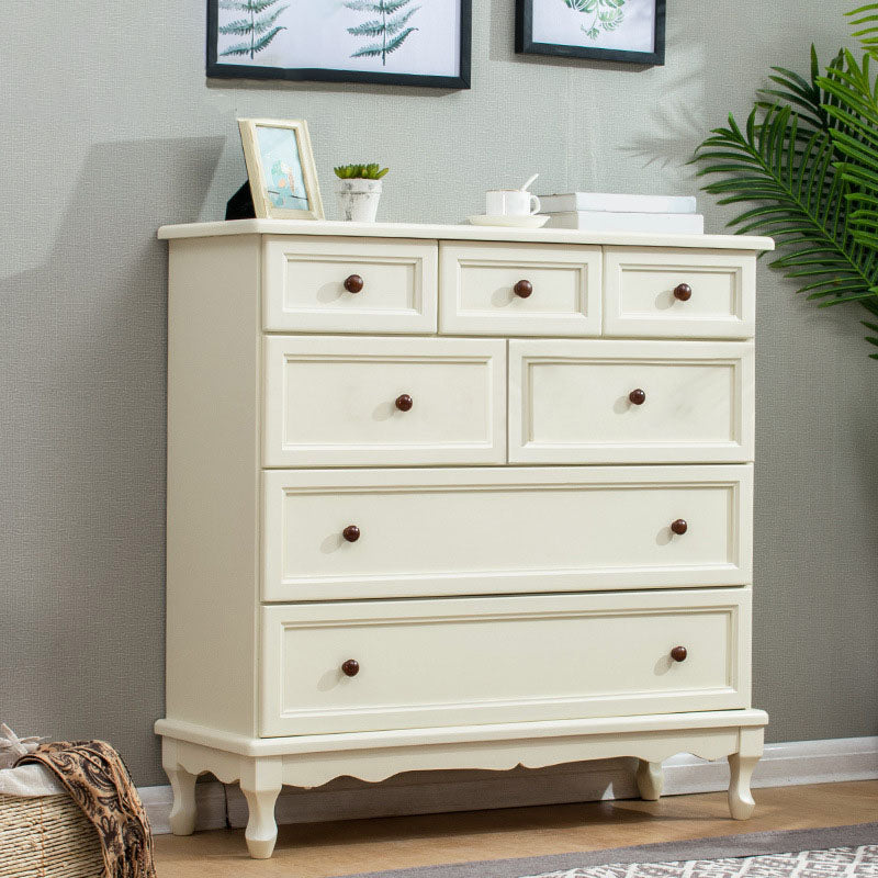 Traditional Wood Dresser Bedroom Storage Chest Dresser with Drawer