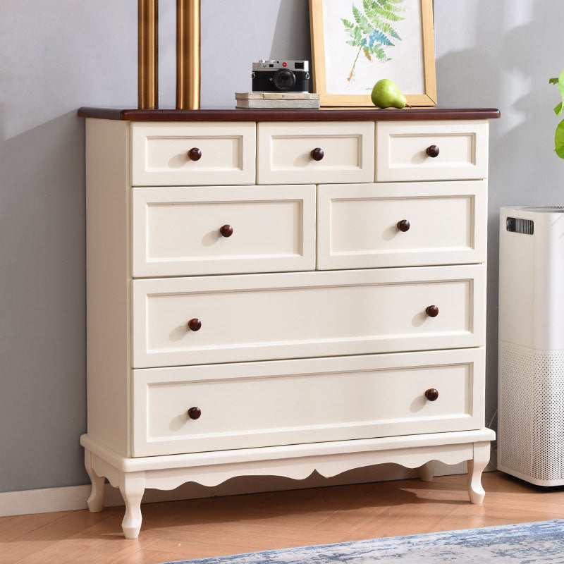 Traditional Wood Dresser Bedroom Storage Chest Dresser with Drawer