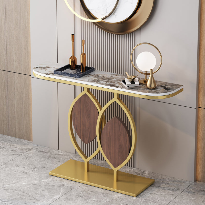 Glam Rectangle Scratch Resistant Stain Resistant Console Table