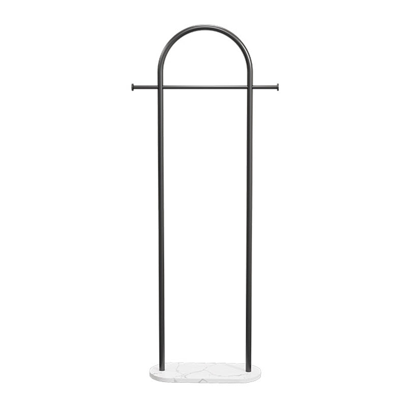 Modern Coat Rack Free Standing Marble Stone Base Metal Coat Hanger