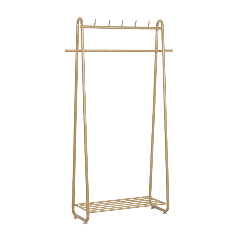 Metal Entryway Kit, Hooks and Hanging Rail Metal Coat Hanger