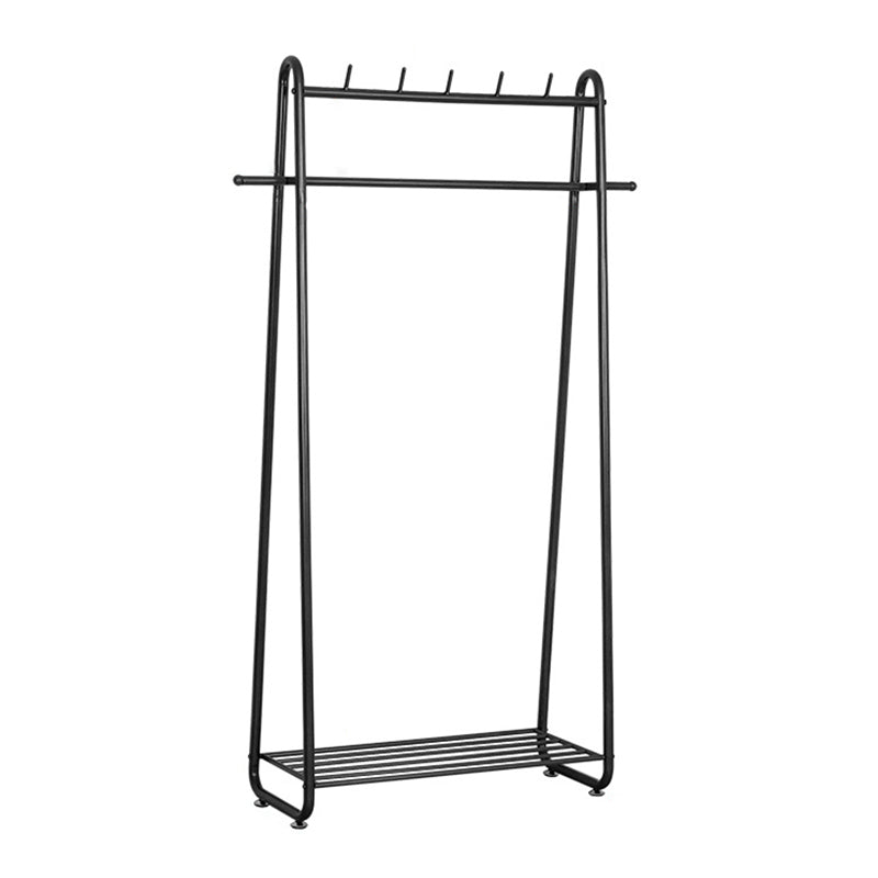 Metal Entryway Kit, Hooks and Hanging Rail Metal Coat Hanger