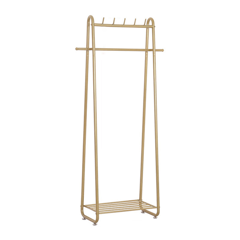 Metal Entryway Kit, Hooks and Hanging Rail Metal Coat Hanger