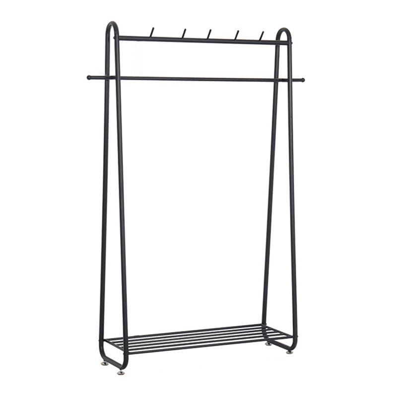 Metal Entryway Kit, Hooks and Hanging Rail Metal Coat Hanger