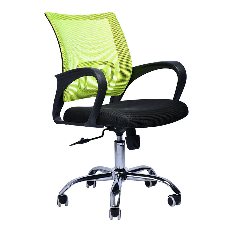 Contemporary Office Chair Lumbar Support Mesh Mid-Back Desk Chair