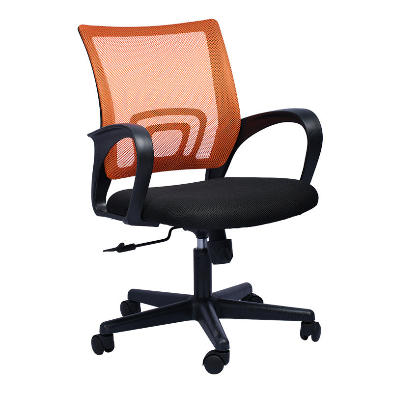 Contemporary Office Chair Lumbar Support Mesh Mid-Back Desk Chair