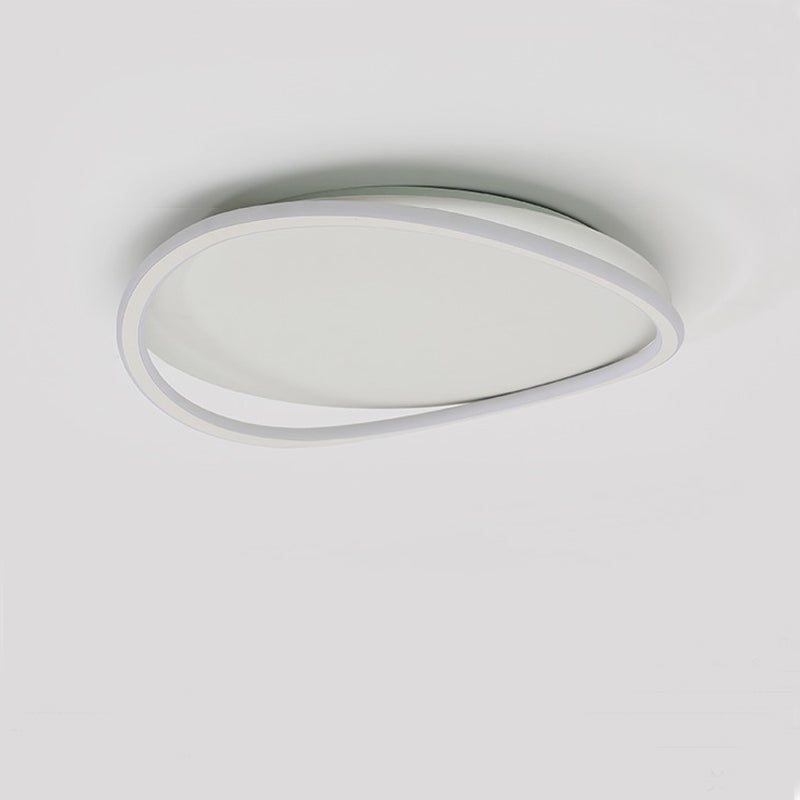 Acrylic LED Flush Mount in Modern Creative Style Metal Linear Ceiling Light