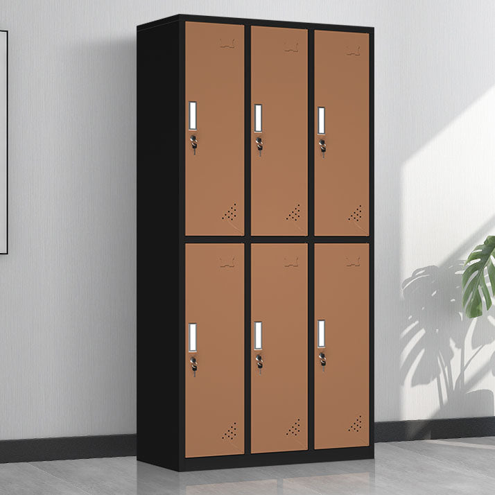 Steel Matte Finish Armoire Modern Storage Cabinet with Hinged Door