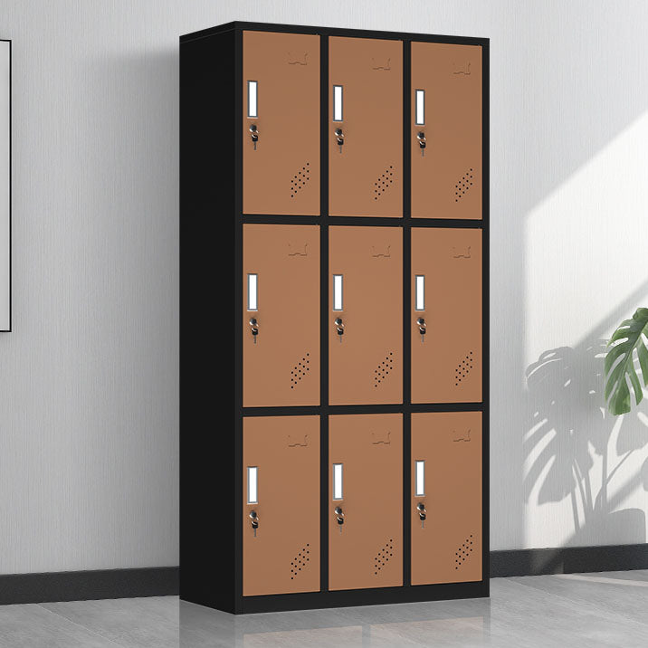 Steel Matte Finish Armoire Modern Storage Cabinet with Hinged Door