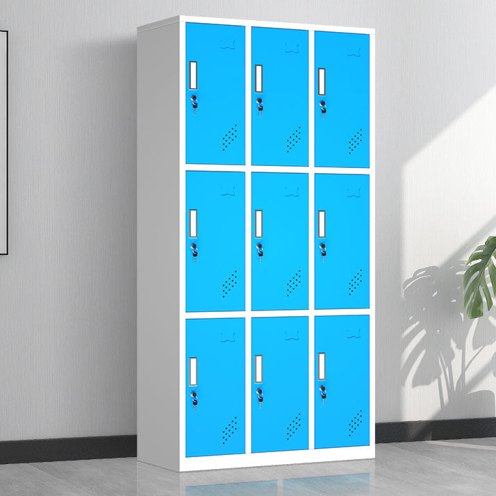 Steel Matte Finish Armoire Modern Storage Cabinet with Hinged Door