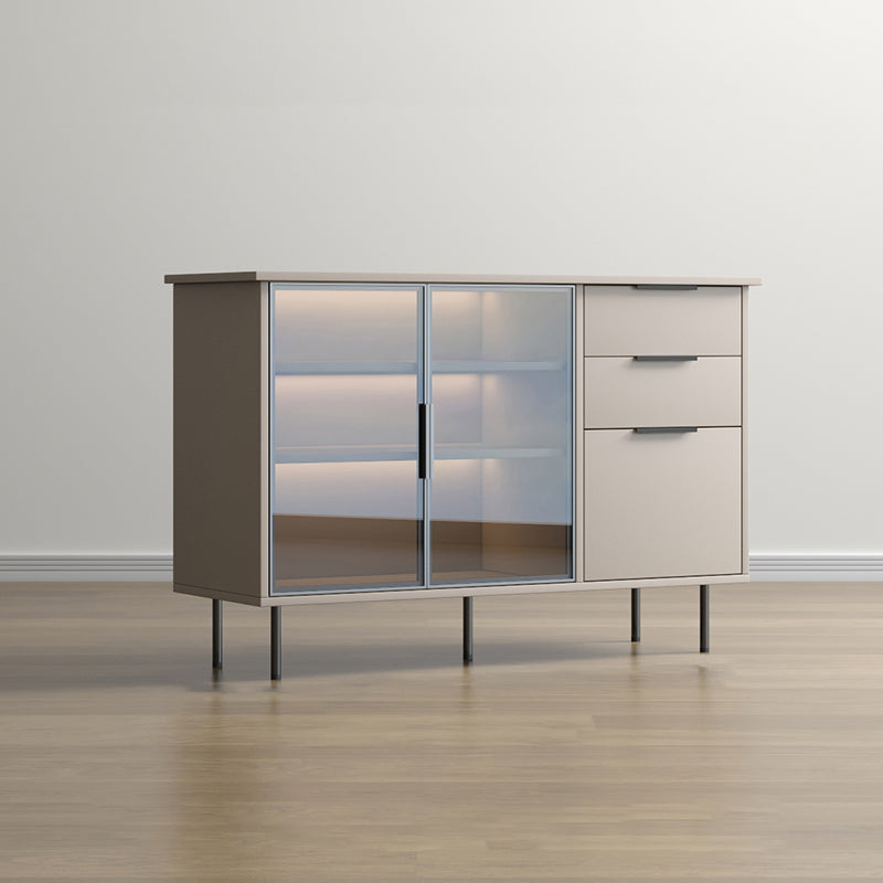 Contemporary Side Board Engineered Wood Sideboard for Dining Room