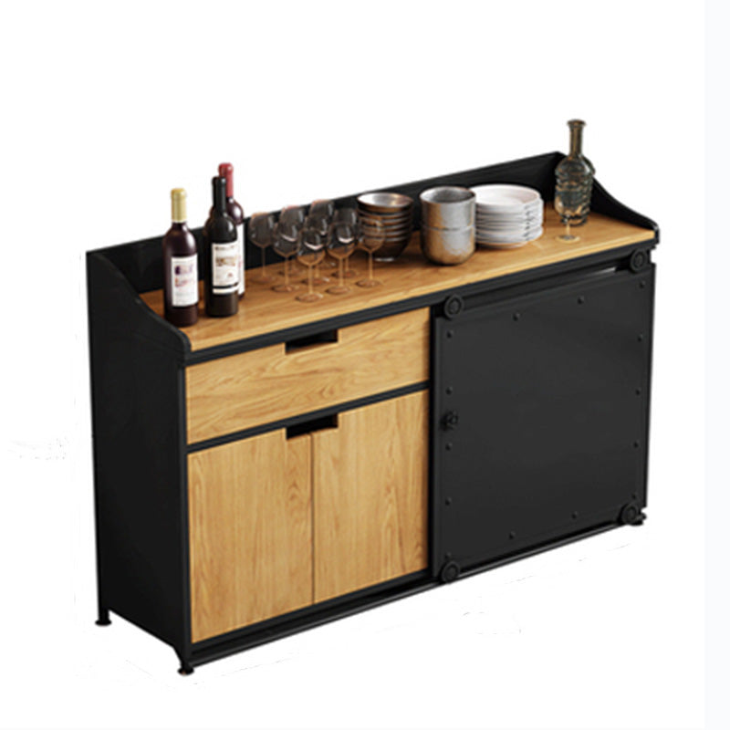 Modern Style Side Board Metal Sideboard with Sliding Door for Kitchen