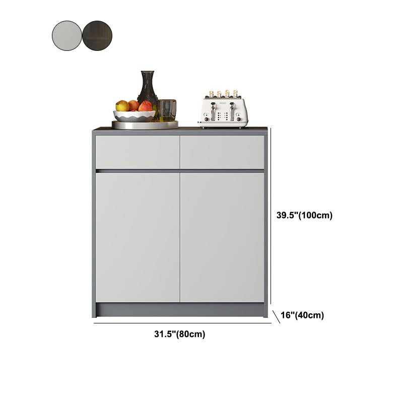 15.75"W Sideboard Contemporary Dining Server for Kitchen and Dining Room without Lamp