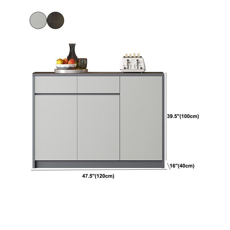 15.75"W Sideboard Contemporary Dining Server for Kitchen and Dining Room without Lamp