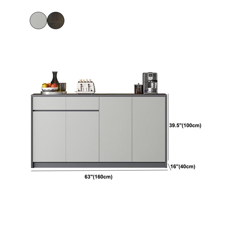 15.75"W Sideboard Contemporary Dining Server for Kitchen and Dining Room without Lamp