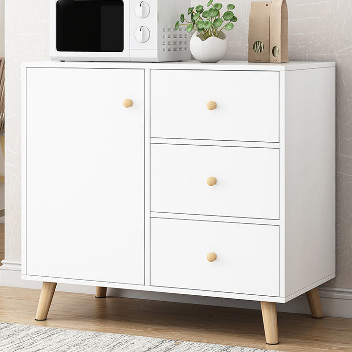 Contemporary Style Sideboard Engineered Wood Sideboard with Cabinet