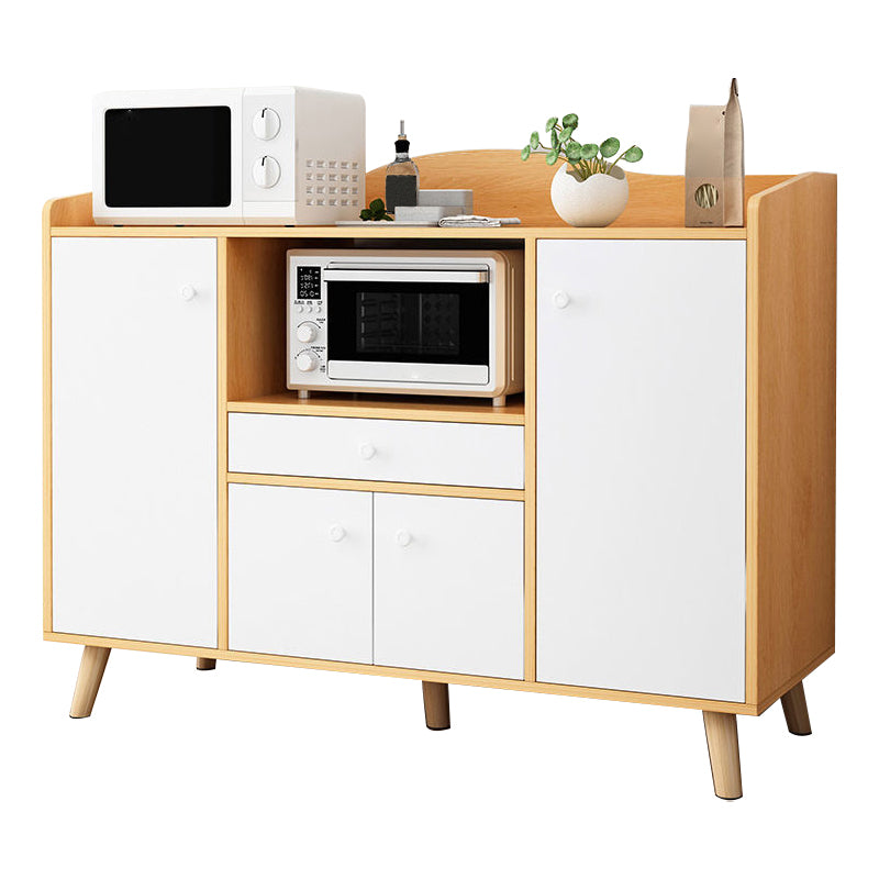 Contemporary Style Sideboard Engineered Wood Sideboard with Cabinet