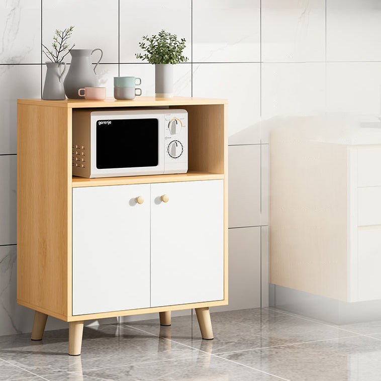 Contemporary Style Sideboard Engineered Wood Sideboard with Cabinet