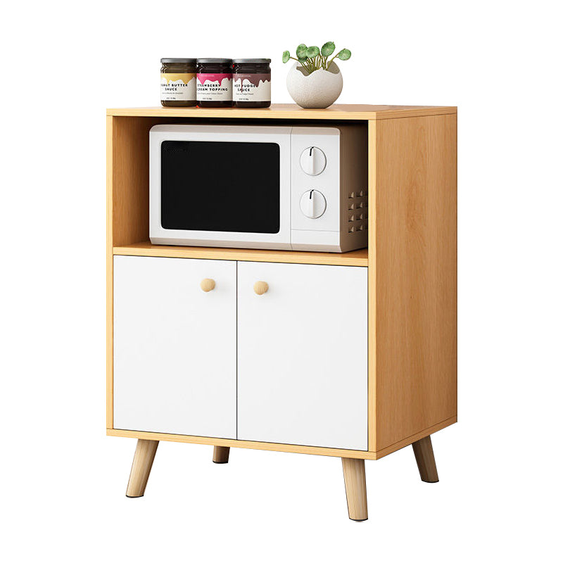 Contemporary Style Sideboard Engineered Wood Sideboard with Cabinet