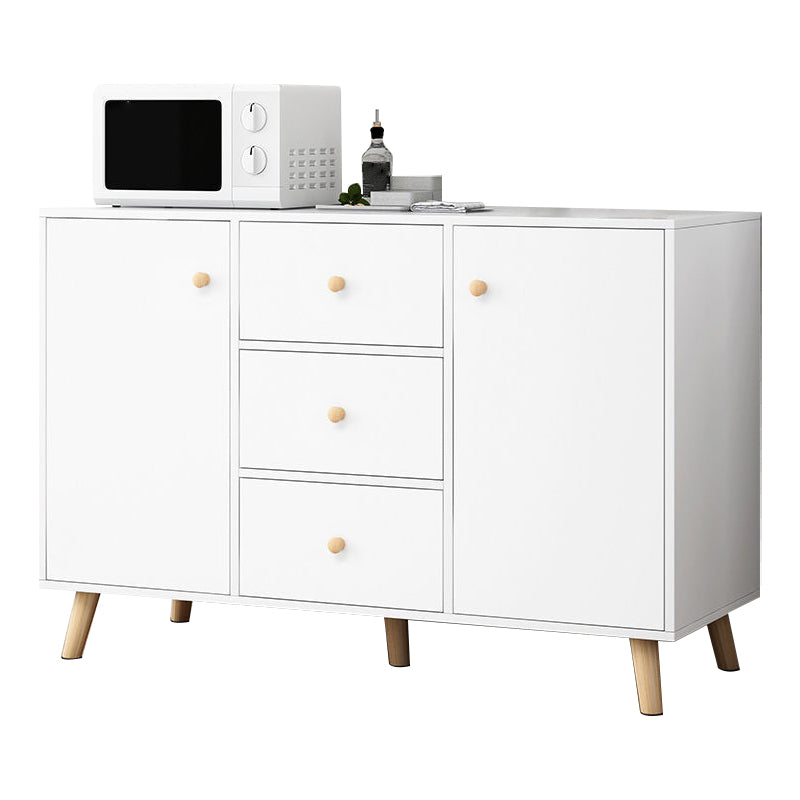 Contemporary Style Sideboard Engineered Wood Sideboard with Cabinet