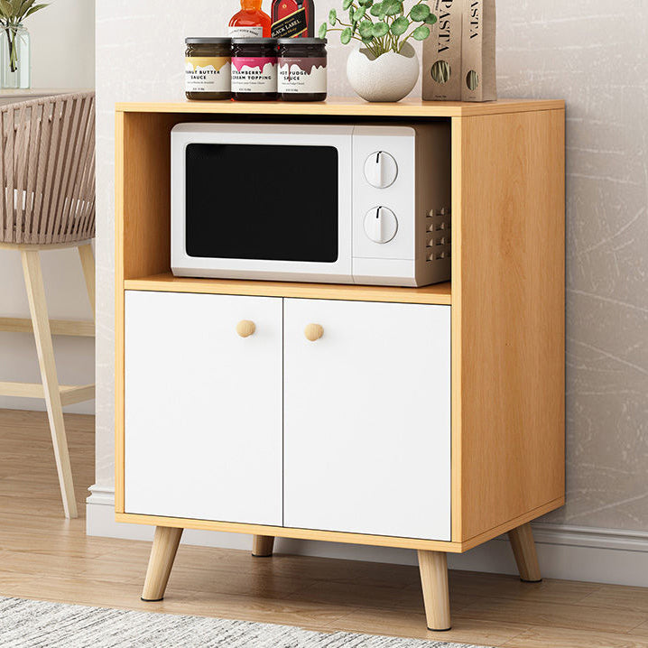 Contemporary Style Sideboard Engineered Wood Sideboard with Cabinet