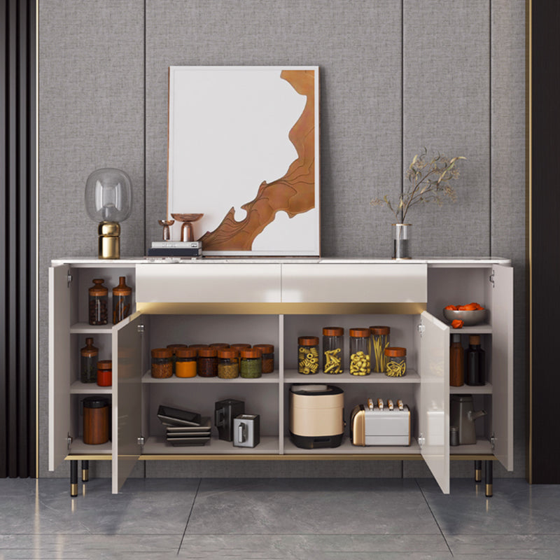 Luxury Storage Sideboard Sintered Stone Kitchen Cabinet for Home