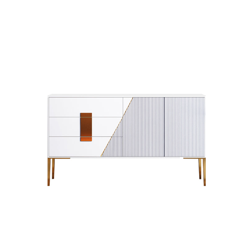 Rectangle Home Sideboard Luxury Cabinet with Drawers and Doors