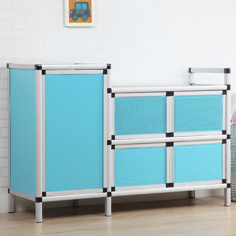 47.5"L Modern Style Sideboard with Metal Cabinets Door Sideboard for Kitchen Dining Room