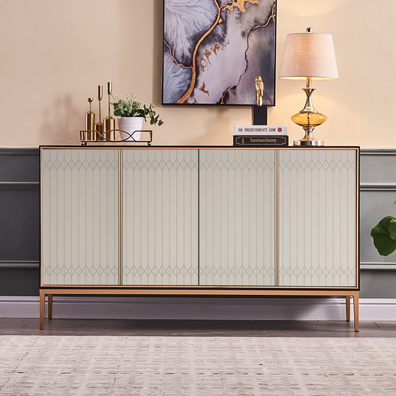 Modern Style Wooden Sideboard Dining Room Server with 2 / 3 / 4 Doors