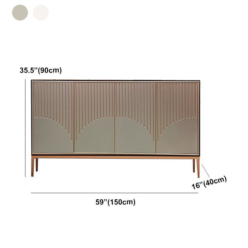 Modern Style Wooden Sideboard Dining Room Server with 2 / 3 / 4 Doors