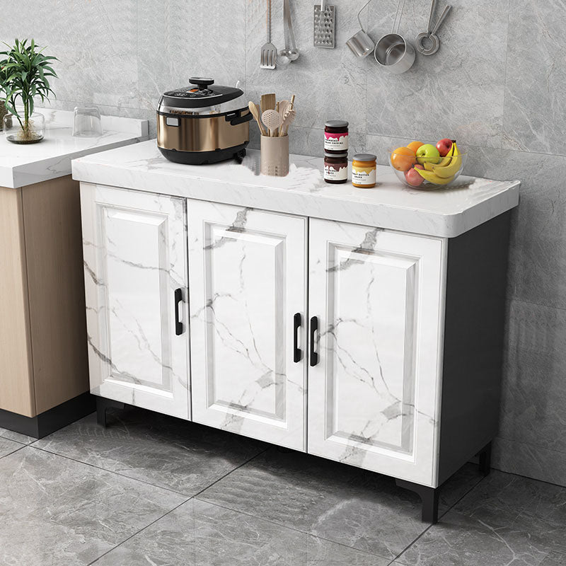 Modern Style Marble Sideboard Dining Room Server with 2 / 3 Doors