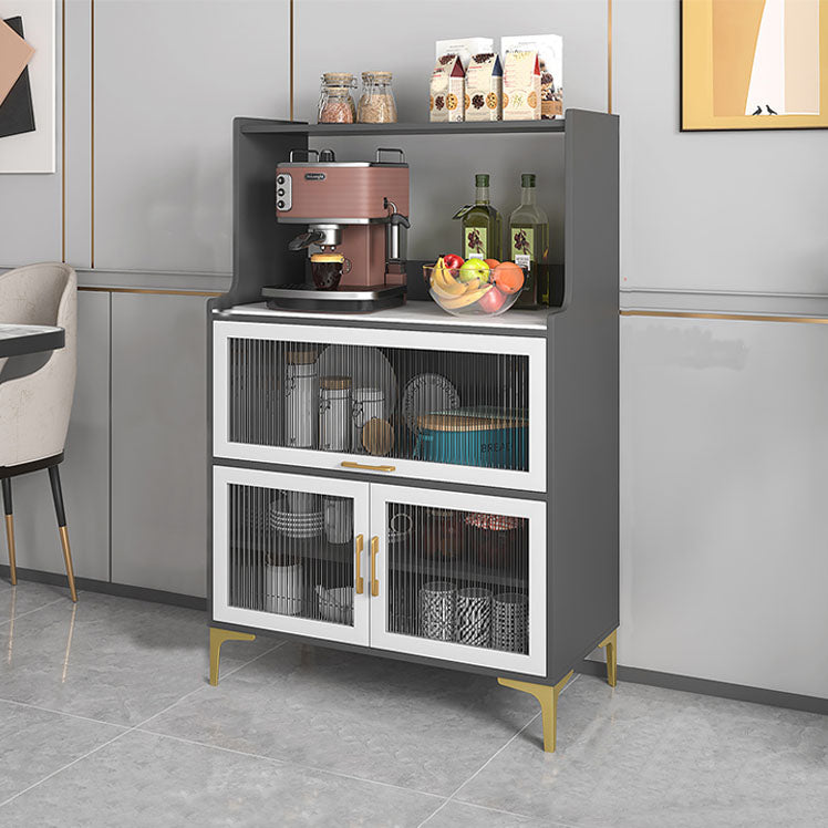 Modern Style Sideboard Multi Doors Wooden Dining Server in 3 Colors