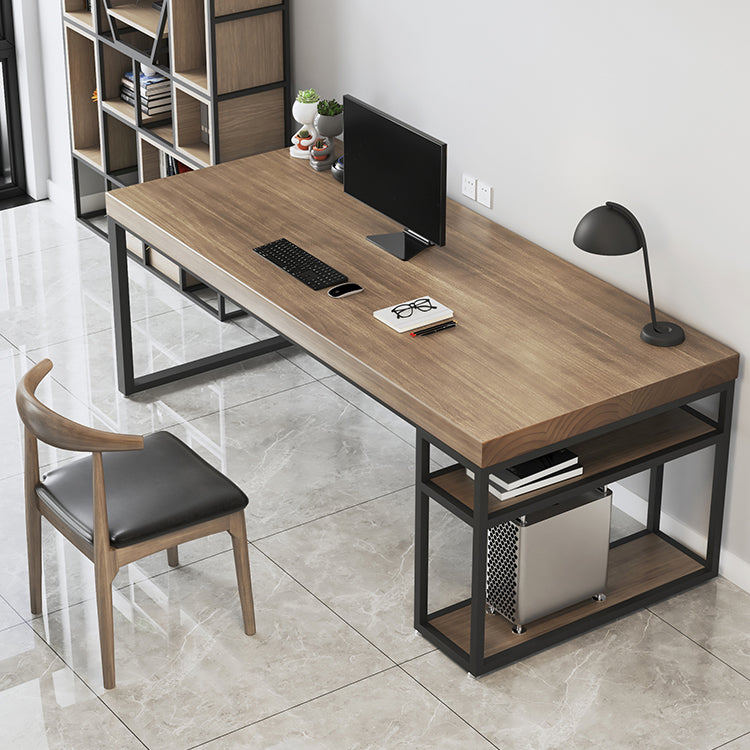 Modern Style Office Writing Desk Home Bedroom Wood Rectangular Computer Desk