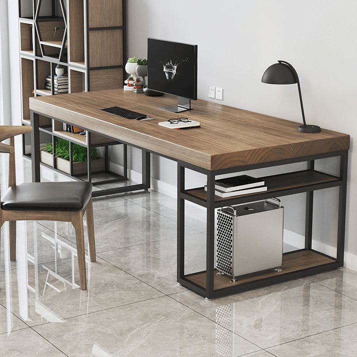 Modern Style Office Writing Desk Home Bedroom Wood Rectangular Computer Desk