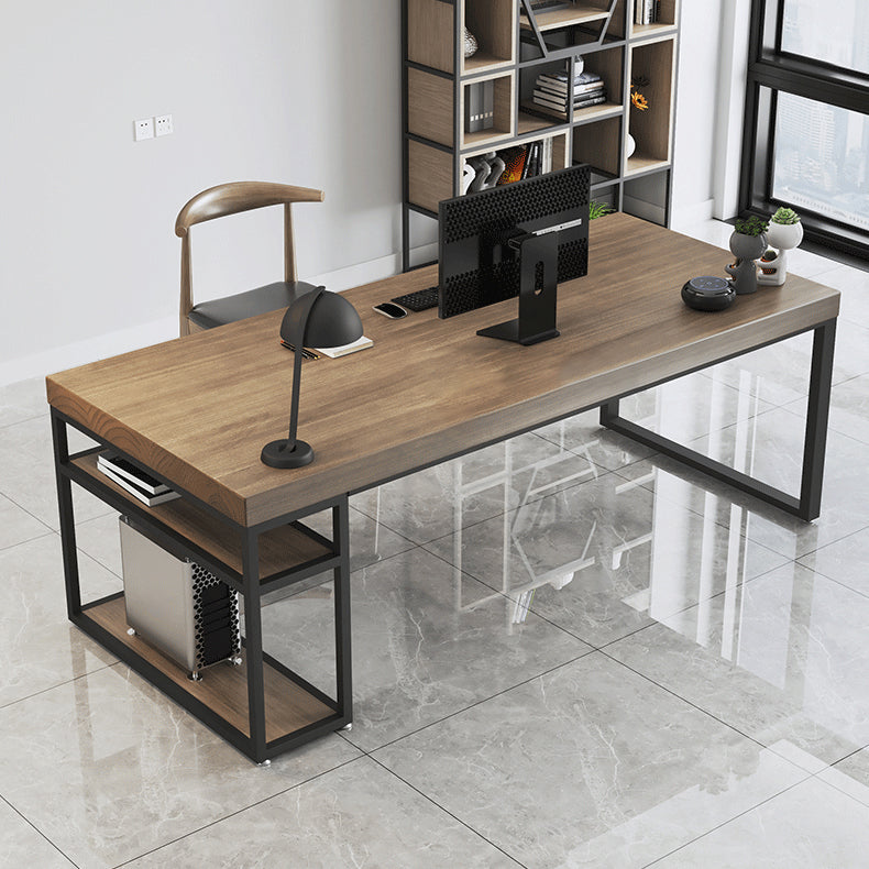 Modern Style Office Writing Desk Home Bedroom Wood Rectangular Computer Desk