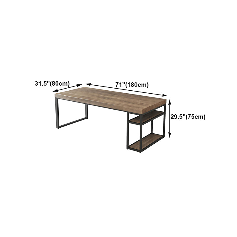 Modern Style Office Writing Desk Home Bedroom Wood Rectangular Computer Desk