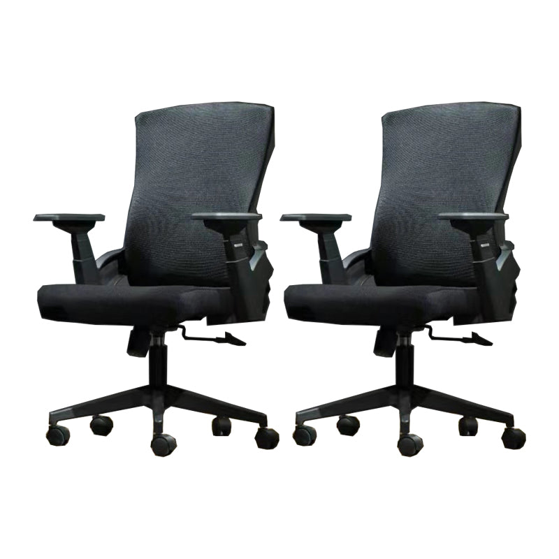 Modern Mesh and Plastic Desk Chair with Hight and Mid Back Home Office Chair