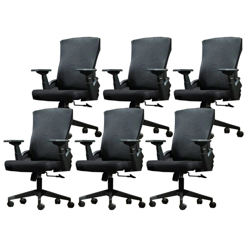 Modern Mesh and Plastic Desk Chair with Hight and Mid Back Home Office Chair