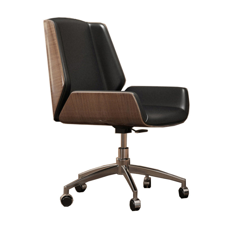 Contemporary Ergonomic Chair Mid-Back No Distressing Conference Chair