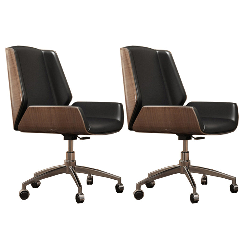 Contemporary Ergonomic Chair Mid-Back No Distressing Conference Chair