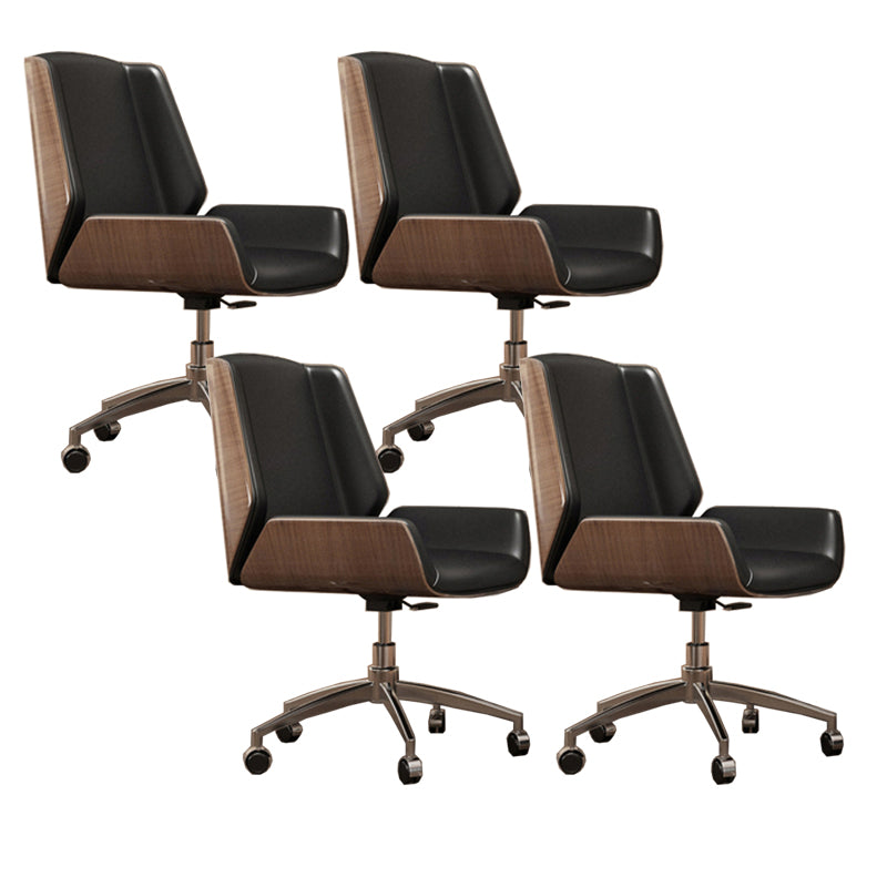 Contemporary Ergonomic Chair Mid-Back No Distressing Conference Chair