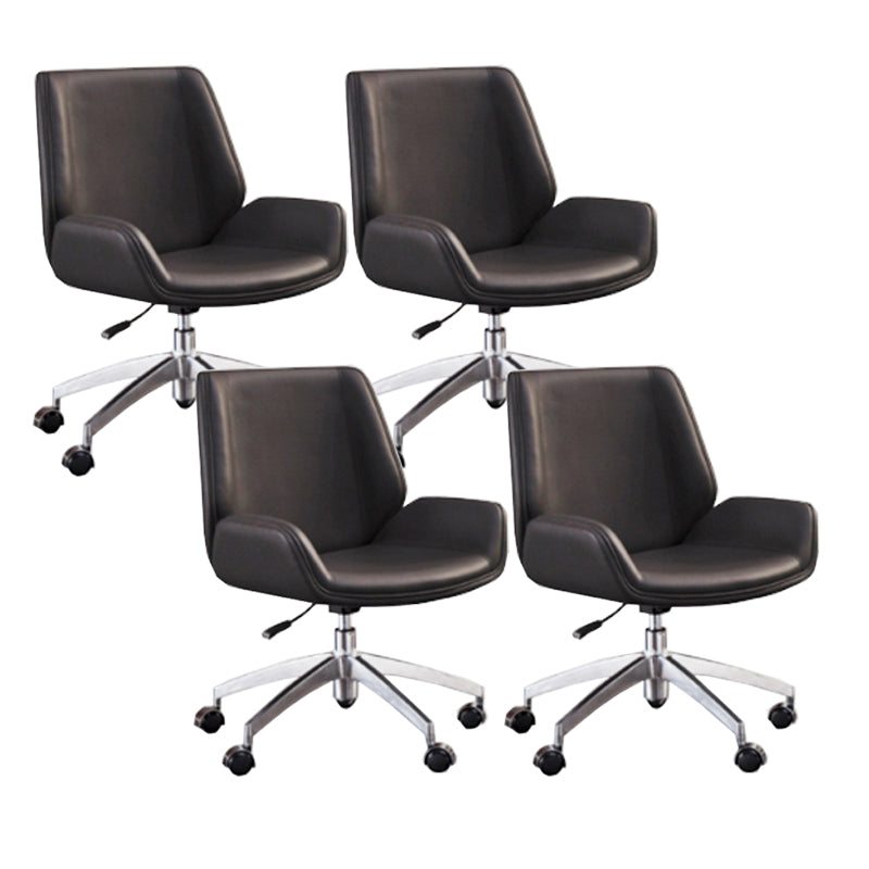 Contemporary Ergonomic Chair Mid-Back No Distressing Conference Chair