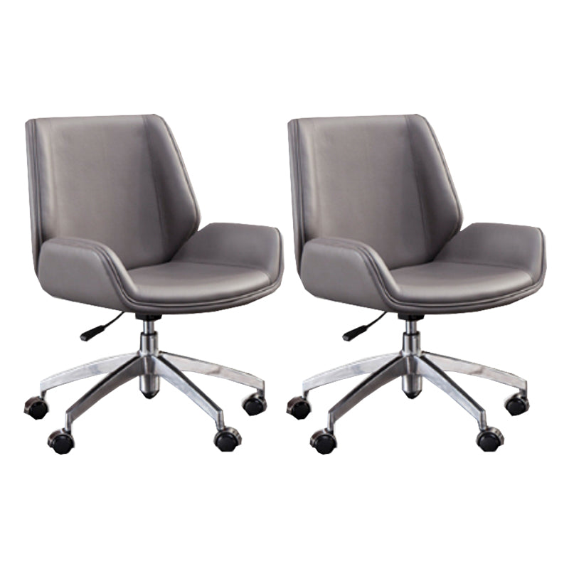 Contemporary Ergonomic Chair Mid-Back No Distressing Conference Chair