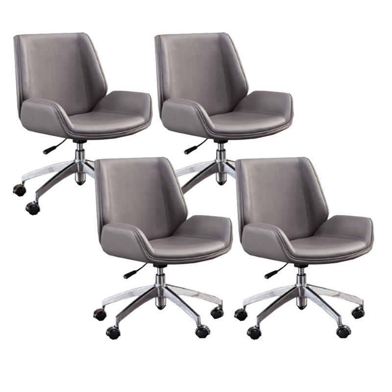 Contemporary Ergonomic Chair Mid-Back No Distressing Conference Chair