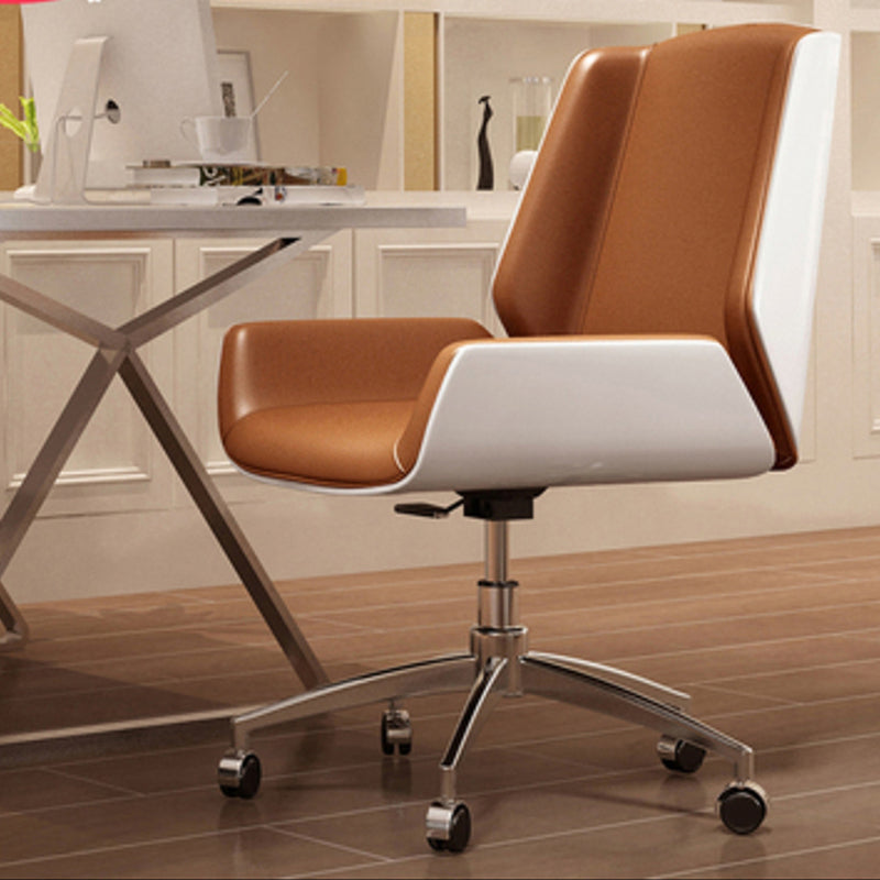 Contemporary Ergonomic Chair Mid-Back No Distressing Conference Chair