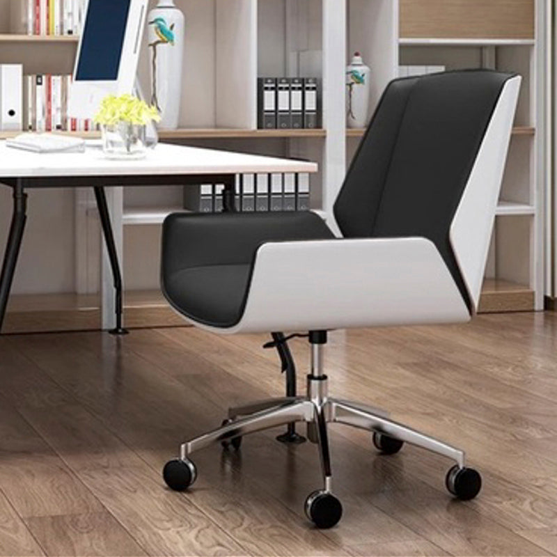 Contemporary Ergonomic Chair Mid-Back No Distressing Conference Chair