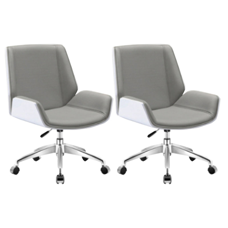 Contemporary Ergonomic Chair Mid-Back No Distressing Conference Chair