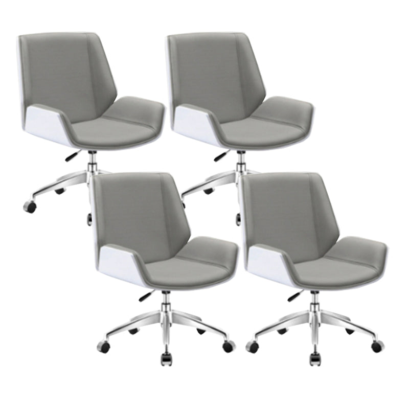 Contemporary Ergonomic Chair Mid-Back No Distressing Conference Chair