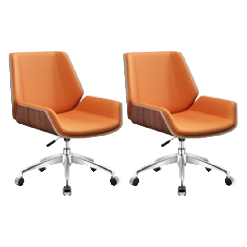 Contemporary Ergonomic Chair Mid-Back No Distressing Conference Chair